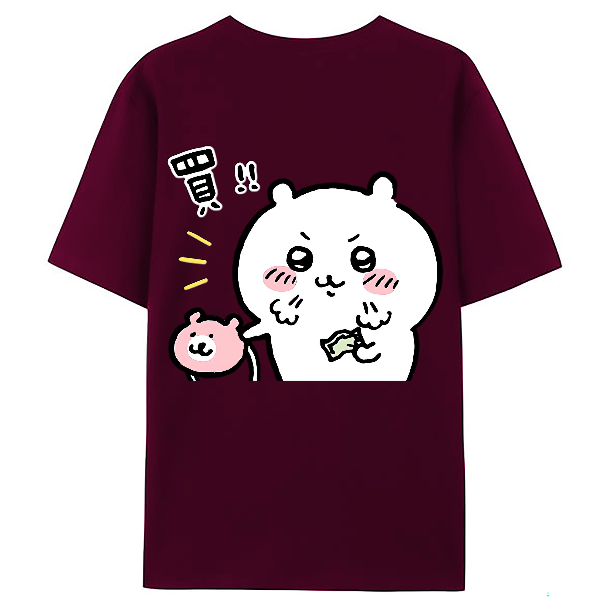 （画像用） ちいかわ ちいかわ Chii-kawa chiikawa レディース半袖Tシャツ(バックプリント)
